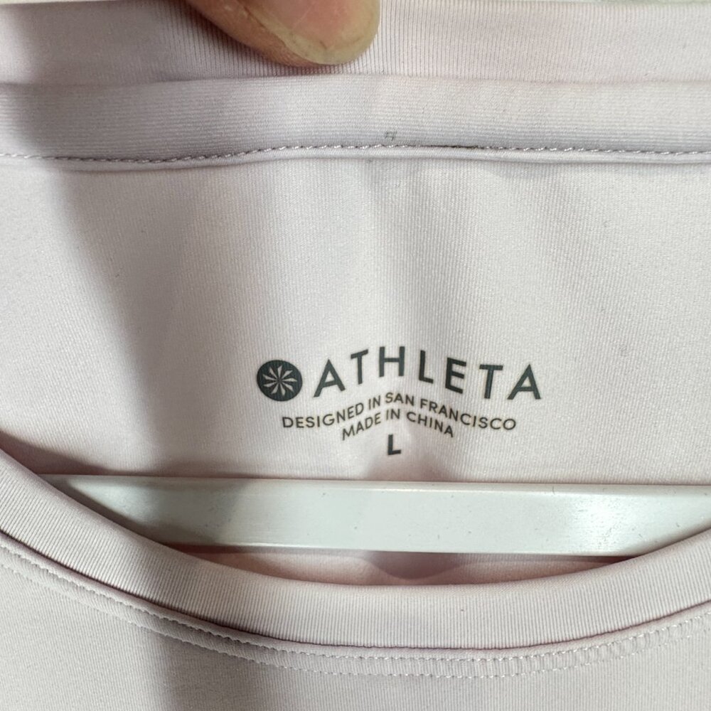 Athleta Cadence Tee in Light Pink - Picture 5 of 11